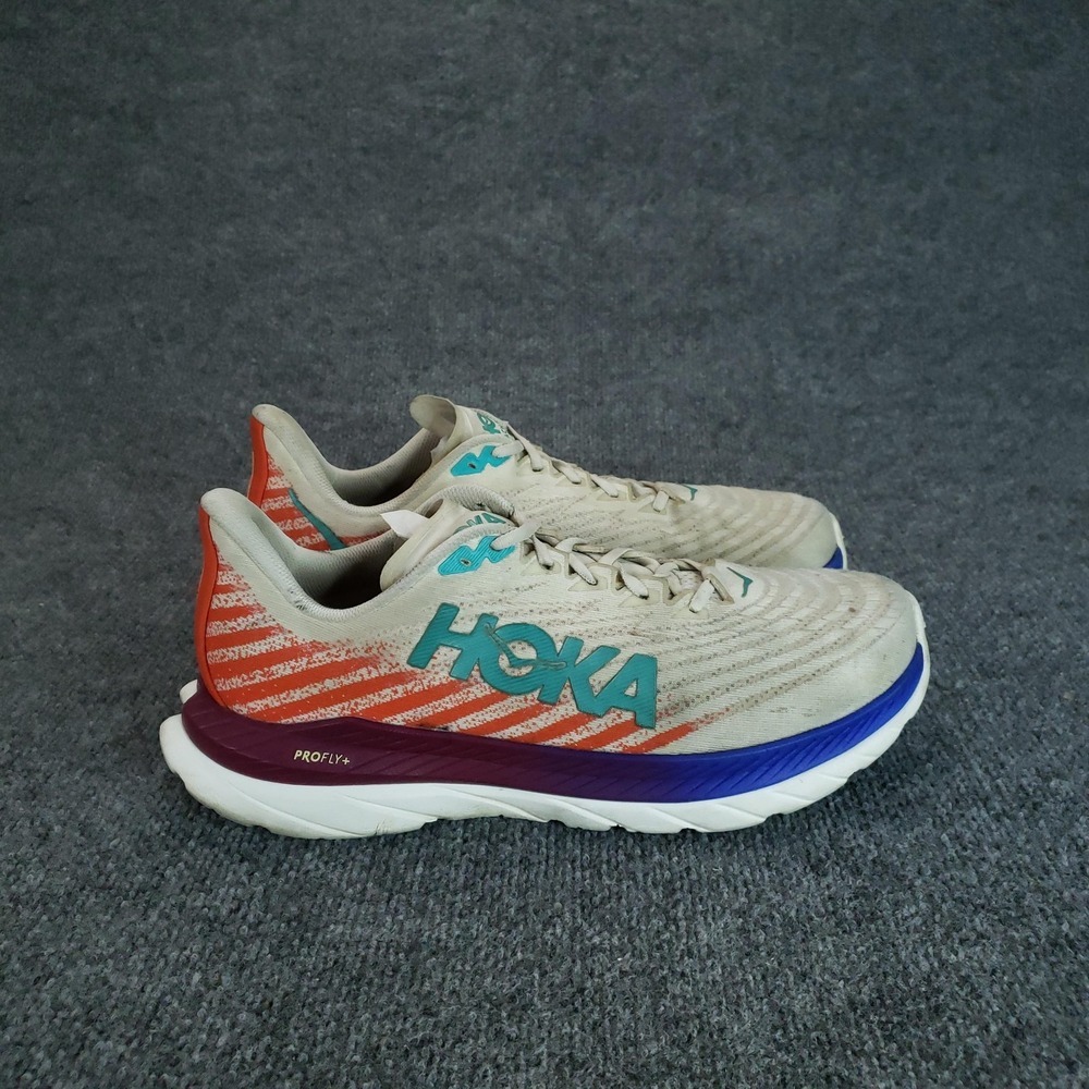 Hoka‎ One One Mach 5 Shoes Mens 12 Wide 2E EE Running Sneakers 1136677 WFM